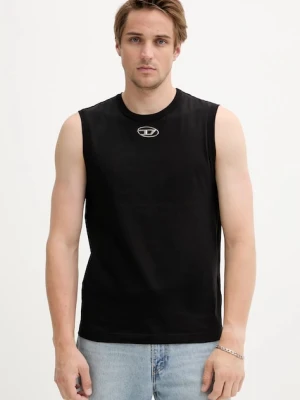 Diesel t-shirt bawełniany T-BISCO kolor czarny A15372.0CLBR