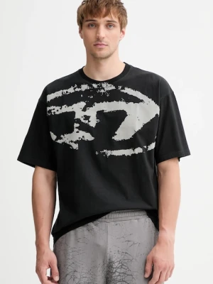 Diesel t-shirt bawełniany T-BOXT-N14 męski kolor czarny wzorzysty A13049.0DQAU