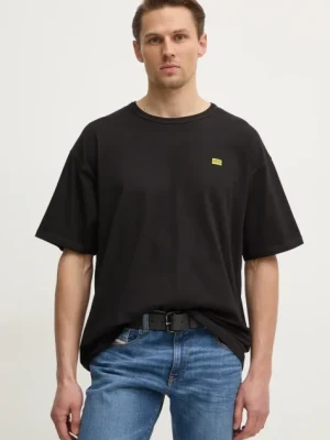 Diesel t-shirt bawełniany T-BOXT-R30 T-SHIRT męski kolor czarny gładki A16400.0QIAM