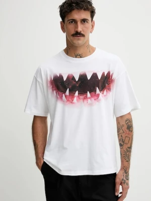 Diesel t-shirt bawełniany T-BOXT-T21 męski kolor biały z nadrukiem A19617.0PLAT