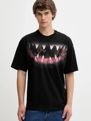 Diesel t-shirt bawełniany T-BOXT-T21 męski kolor czarny z nadrukiem A19617.0PLAT