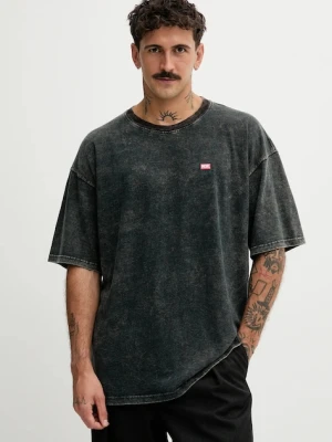 Diesel t-shirt bawełniany T-BOXT-T4 męski kolor szary melanżowy A18643.0AGBY