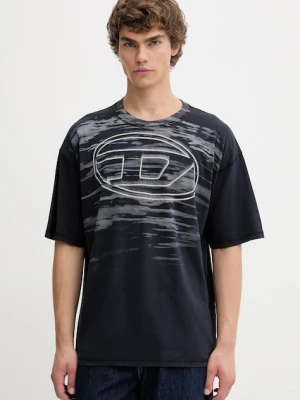 Diesel t-shirt bawełniany T-BOXT-T5 męski kolor granatowy z nadrukiem A18653.0AGCA