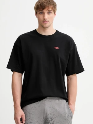 Diesel t-shirt bawełniany T-BOXT-T6 męski kolor czarny gładki A18535.0AIJU