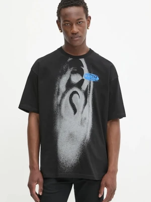 Diesel t-shirt bawełniany T-BOXT-T7 męski kolor czarny z nadrukiem A18659.0AGRI