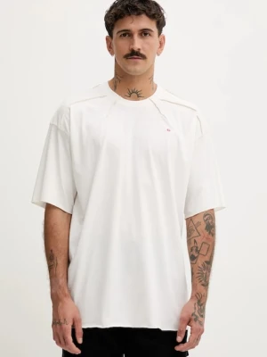 Diesel t-shirt bawełniany T-CRAHOR-BOXT-T1 męski kolor biały gładki A19463.0NIAX