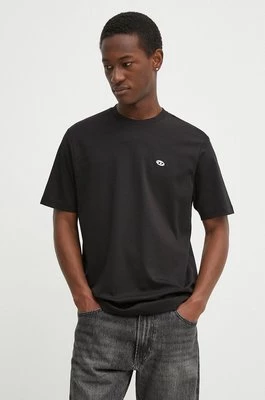 Diesel t-shirt bawełniany T-JUST-DOVAL-PJ MAGLIETTA męski kolor czarny gładki A03819.0AIJU