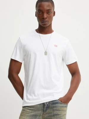 Diesel t-shirt bawełniany T-MIEGOR-K77 męski kolor biały z nadrukiem A14819.0SKAF