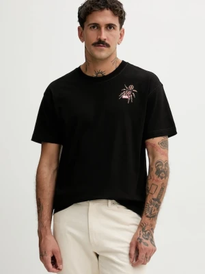 Diesel t-shirt bawełniany T-NORM-SPIDER męski kolor czarny z nadrukiem A19662.0QIAM