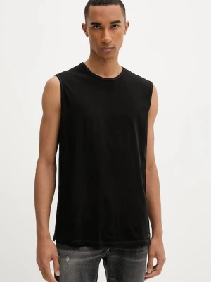 Diesel t-shirt bawełniany TOM-UTLT-2PACK 2-pack kolor czarny A19307.0LIAD