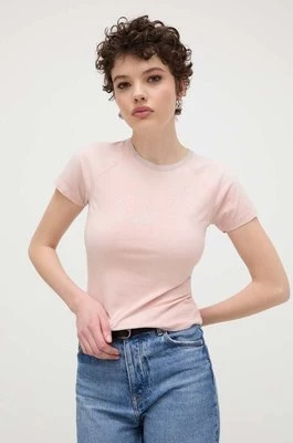 Diesel t-shirt T-VINCIE damski kolor różowy A12982.0KLAI