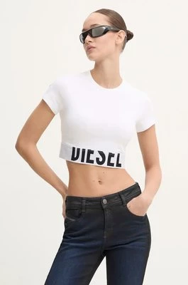 Diesel t-shirt UFSB-COTTON-RACE-BRALETTE damski kolor biały A14593.0HMAU