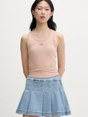 Diesel top damski bawełniany z elastanem T-ANKY-TAIL