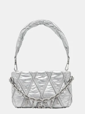 Diesel torebka CHARM-D CHARM-D POUCH kolor srebrny X10286.P8240