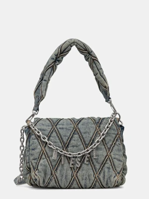 Diesel torebka jeansowa CHARM-D CHARM-D kolor niebieski X09596.P5570
