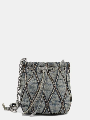 Diesel torebka jeansowa CHARM-D CHARM-D kolor niebieski X10346.P5570
