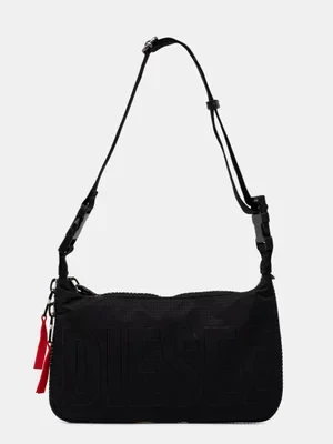 Diesel torebka ZIP-D ZIP-D SHOULDER BAG X cro kolor czarny X10315.P6872