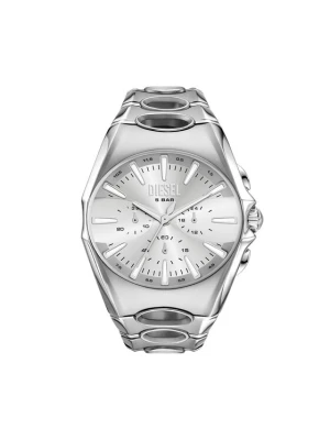 Diesel Zegarek D-Curve Chronograph DZ4694 Srebrny
