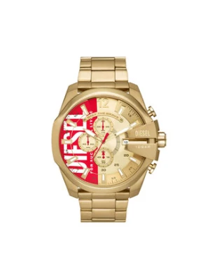 Diesel Zegarek Mega Chief DZ4642 Złoty