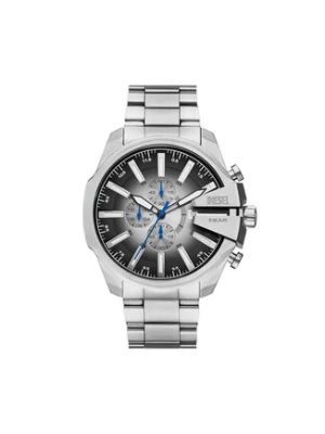 Diesel Zegarek Mega Chief Slim DZ4686 Srebrny