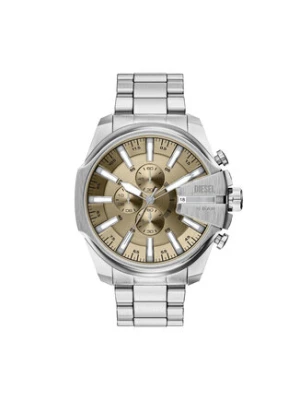 Diesel Zegarek Mega Chief Slim DZ4702 Srebrny