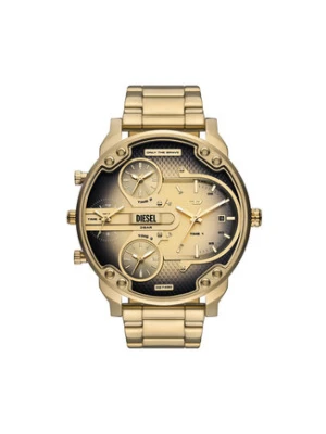 Diesel Zegarek Mr. Daddy Slim DZ7490 Złoty