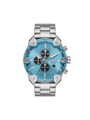 Diesel Zegarek Spiked DZ4655 Srebrny