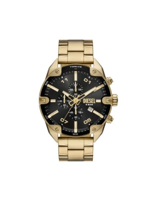 Diesel Zegarek Spiked DZ4678 Złoty