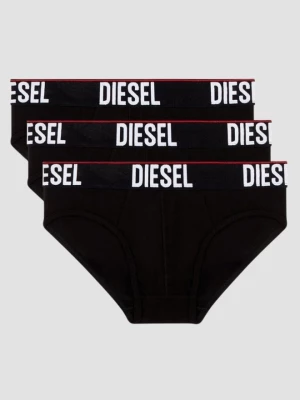 DIESEL Zestaw czarnych slipów 3PACK Umbr