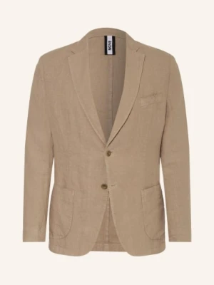 Digel Move Marynarka Brady O Kroju Modern Fit Z Lnu beige