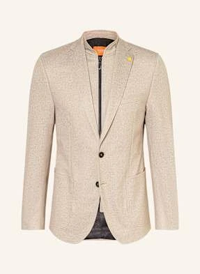 Digel Move Marynarka Z Dżerseju Adamo Slim Fit Z Odpinaną Podpinką beige