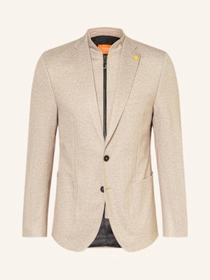 Digel Move Marynarka Z Dżerseju Adamo Slim Fit Z Odpinaną Podpinką beige