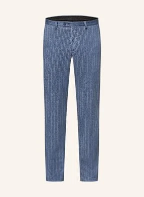 Digel Move Spodnie Garniturowe Anno Slim Fit Z Dżerseju blau