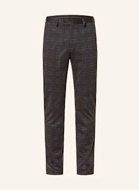 Digel Move Spodnie Garniturowe Anno St Slim Fit Z Dżerseju schwarz