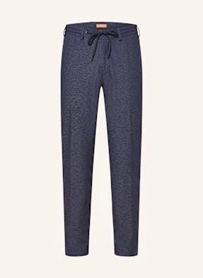 Digel Move Spodnie Garniturowe Aric-St Slim Fit Z Dżerseju blau