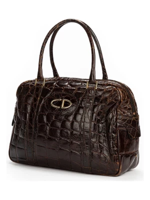 Dior Skórzana torebka w kolorze brązowym rozmiar: onesize