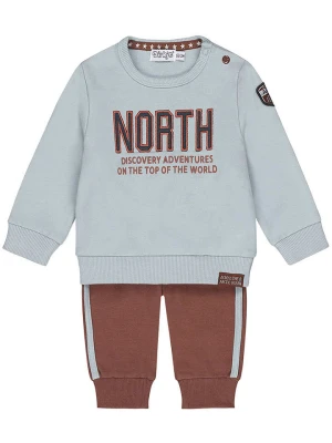 Dirkje 2-częściowy zestaw w kolorze błękitno-jasnobrązowym rozmiar: 86