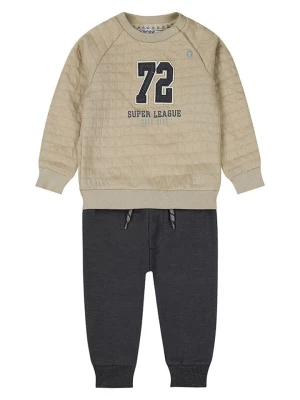 Dirkje 2-częściowy zestaw w kolorze jasnobrązowo-antracytowym rozmiar: 92