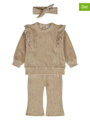 Dirkje 3-częściowy zestaw w kolorze jasnobrązowym rozmiar: 92