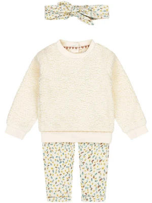 Dirkje 3-częściowy zestaw w kolorze kremowym rozmiar: 116