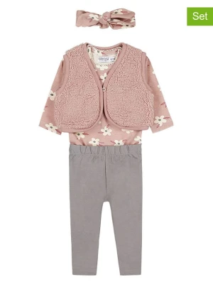 Dirkje 4-częściowy zestaw w kolorze jasnoróżowo-szarym rozmiar: 62