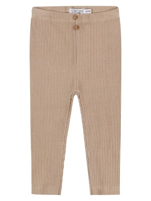 Dirkje Legginsy w kolorze beżowym rozmiar: 92