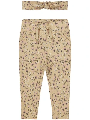 Dirkje Spodnie dresowe w kolorze beżowym rozmiar: 62