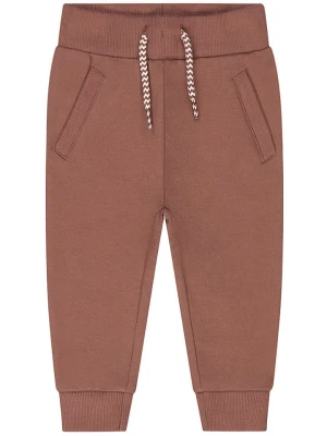 Dirkje Spodnie dresowe w kolorze jasnobrązowym rozmiar: 74