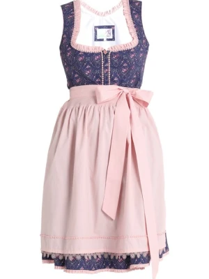 Dirndl Alpenfee niebieski