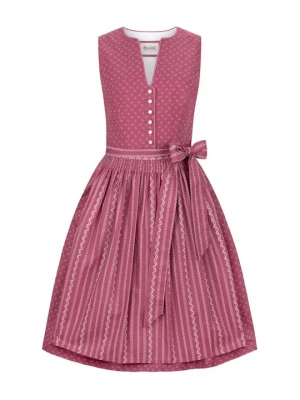 Dirndl Stockerpoint bordowy