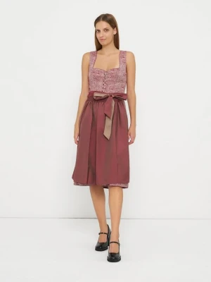 Dirndl Stockerpoint bordowy