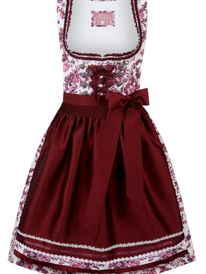 Dirndl Stockerpoint bordowy