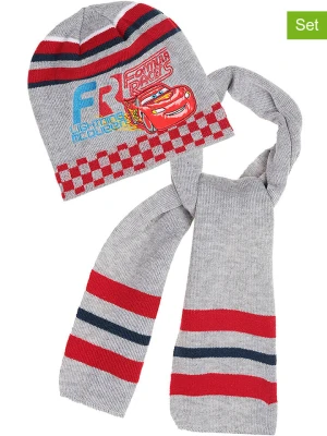 Disney Cars 2-częściowy zestaw "Auta" w kolorze czerwono-szarym rozmiar: 52 cm