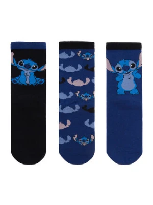 Disney Classics Skarpety długie CEO-ACCCS-AW25-219DCLS(3-PACK) Czarny